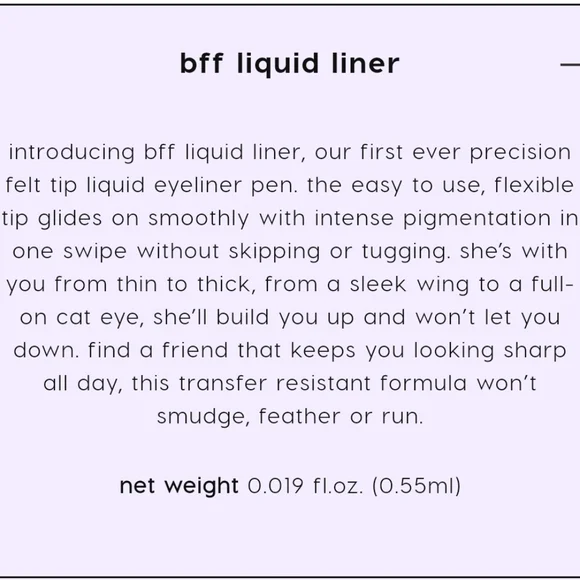 CHILI | BFF Liquid Liner | Colourpop | Brand New in Box | AUTHENTIC - Picture 7 of 7